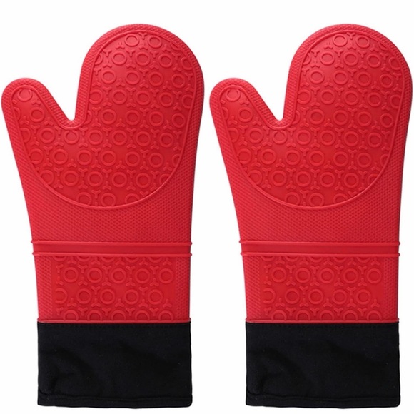 New Silicone Professional Oven Gloves Heat Resistant - Picture 2 of 10